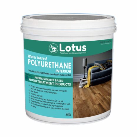 Sơn Phủ Bóng Gỗ Nội Thất Gốc Nước Polyurethane Interior