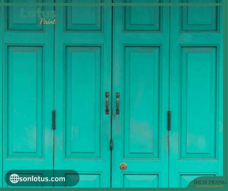 Tổng hợp những màu sơn cửa gỗ đẹp nhất